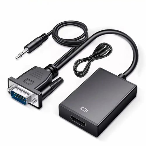 CONVERTIDOR DE VGA A HDMI CON AUDIO