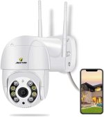 CAMARA WIFI PARA EXTERIORES-CON ALARMA-SIRENA-LUZ A COLOR 24/7 - LUZ PROGRAMABLE